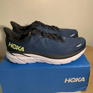 1514. Hoka ONE ONE Mens Running Shoe Blue/Coral/Butterfly-US 10.5 Mens